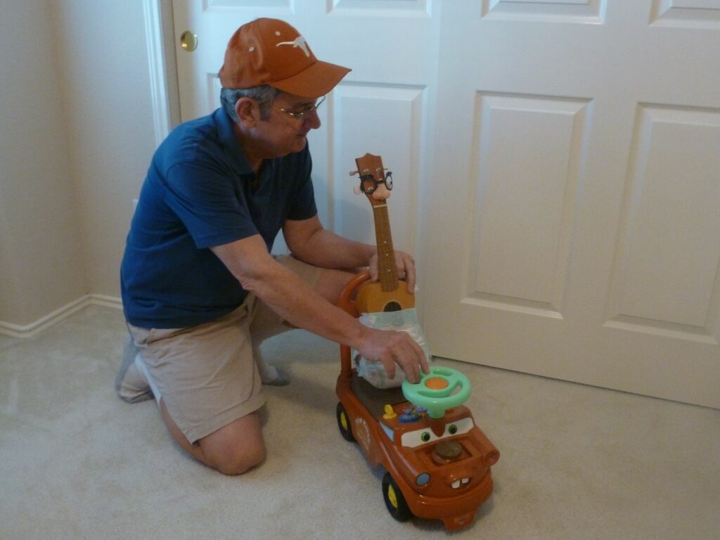This was Marty’s favorite ride toy when he was little.